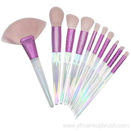 10pcs Exquisite Cosmetics Brush Cosmetic Brushes Set